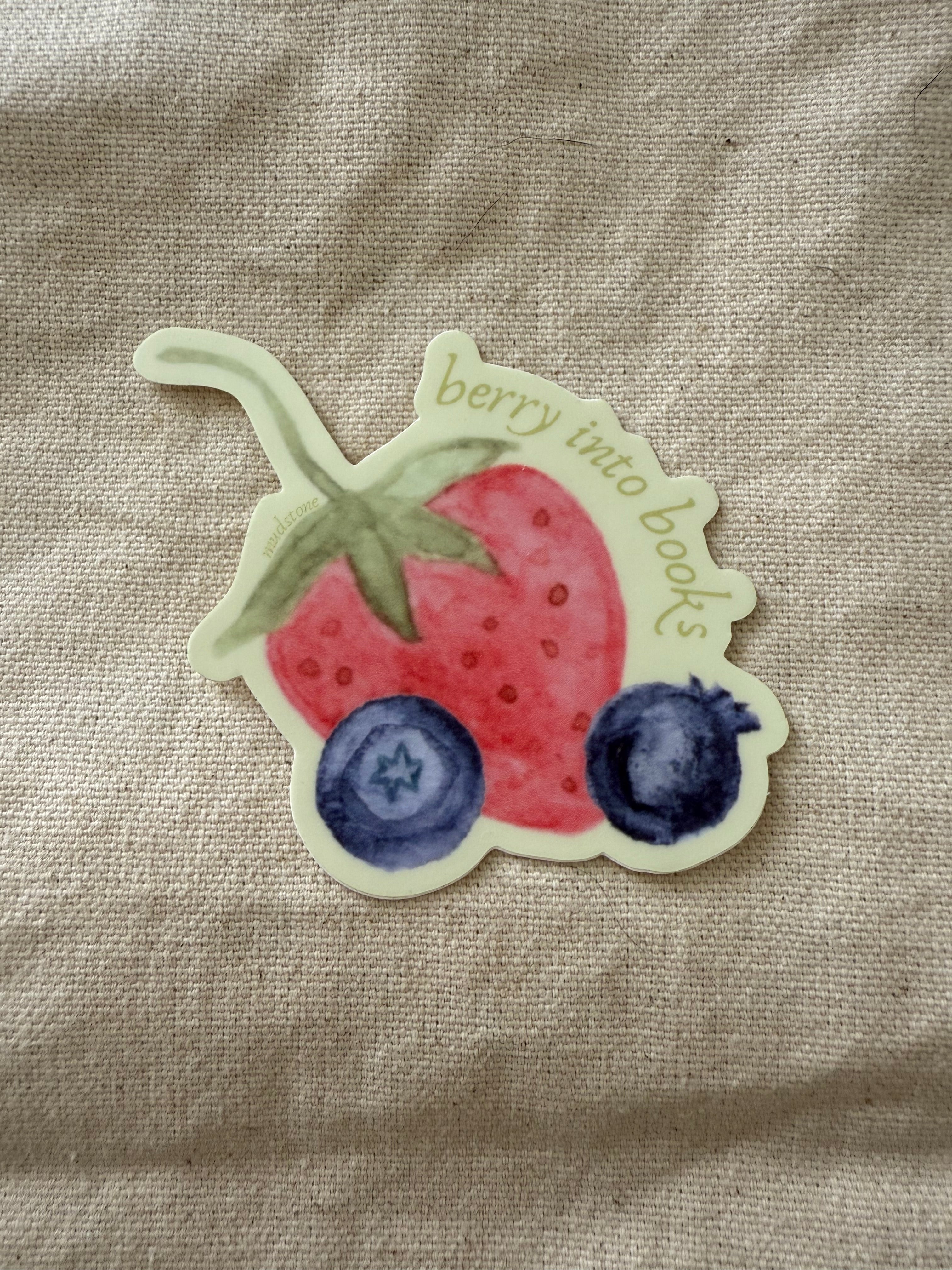 berry into books sticker